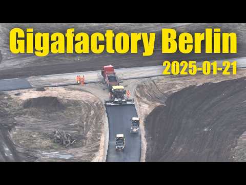 Giga Berlin | 2025-01-21 | Northern Area Timelapse