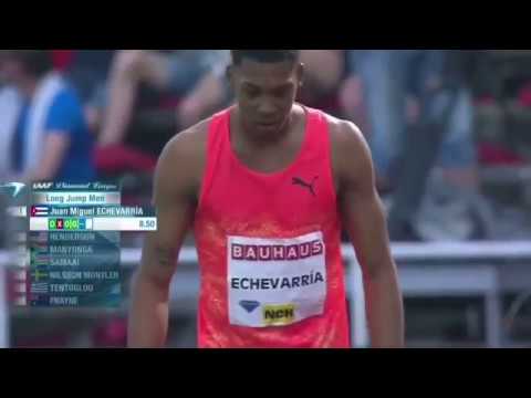 19 year old jump 8.83m Stockholm 2018