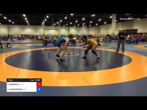 76 Kg Semifinal Dymond Guilford Tmwc Vs Joye Levendusky McKendree Bearcat Wrestling Club