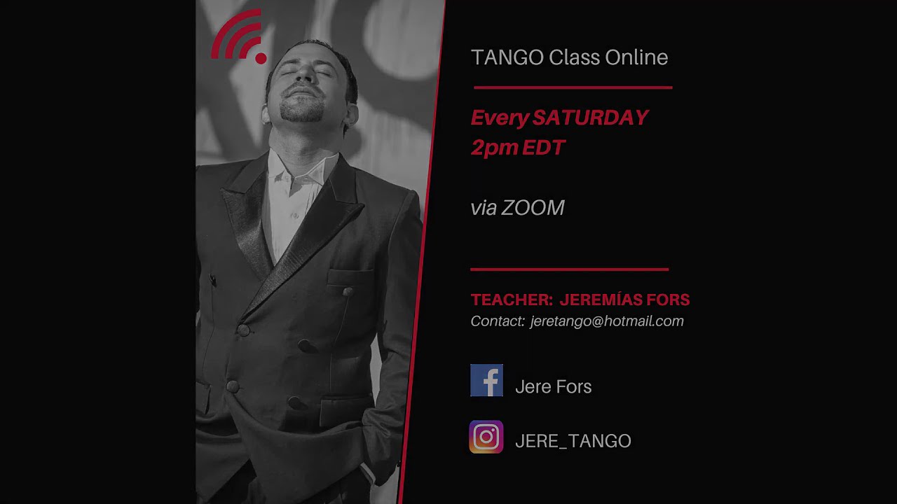 Jere Fors Online Tango Technique Class
