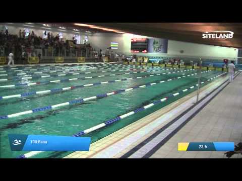 Serie 11 dei 100 Rana  Assoluti Maschi Master - Campionati Regionali Master 2015 VENETO e FRIULI VG