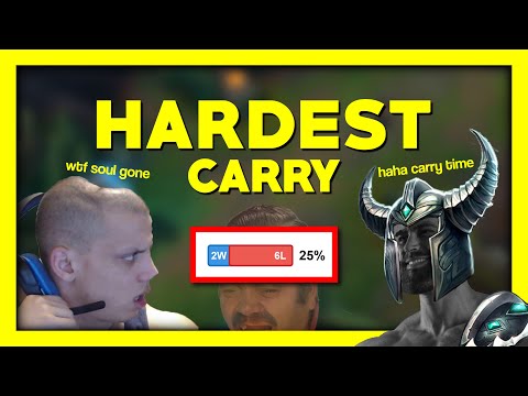 HARD CARRYING Tyler1's 25% WR Kha'Zix with EPIC 1v9 comeback - Mid Tryndamere