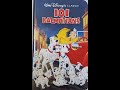 Opening And Closing To 101 Dalmatians VHS 1992