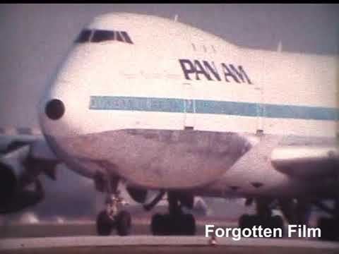 Pan Am Boeing 747-121 - Super 8 footage 1984