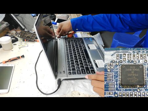 How to repair laptop sony vaio pcg 41216w no power in រៀនជួសជុលកំុព្យូទ័រមិនចាំបាច់អស់លុយ