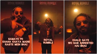Royal Rumble : Emiway Bantai  Full Screen Status  
