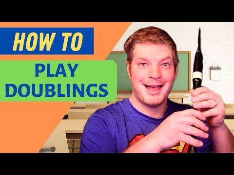 Bagpipe Lesson - How To Play Doublings!