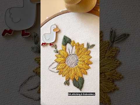 Easy hand embroidery #shorts #trending #stitch #embroidery #handemboidery #ytshorts