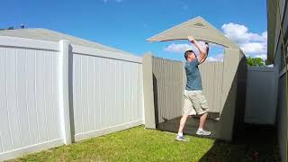 Craftsman 7x7 Resin Shed