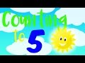 I Can Count From 1 To 5 Counting To 5 For Toddlers Count 1 To 5