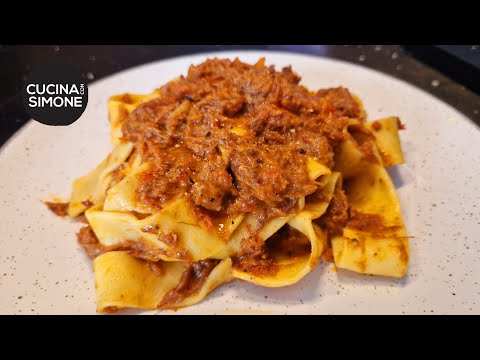 Pappardelle al ragù di cinghiale - Ricetta antica