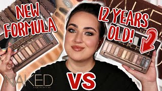 URBAN DECAY'S NAKED NEW & IMPROVED FORMULA VS MY 12 YEAR OLD NAKED PALETTE! WHAT CHANGED