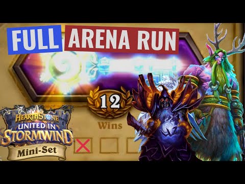 This Deck Was INSANE!! 12 Win Druid-Warlock Run - Hearthstone Deadmines Dual Class Arena