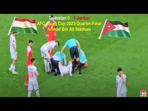 Tajikistan vs Jordan | AFC Asian Cup Qatar 2023 | Quarter Finals | TJK 0 - 1 JOR | Full Match