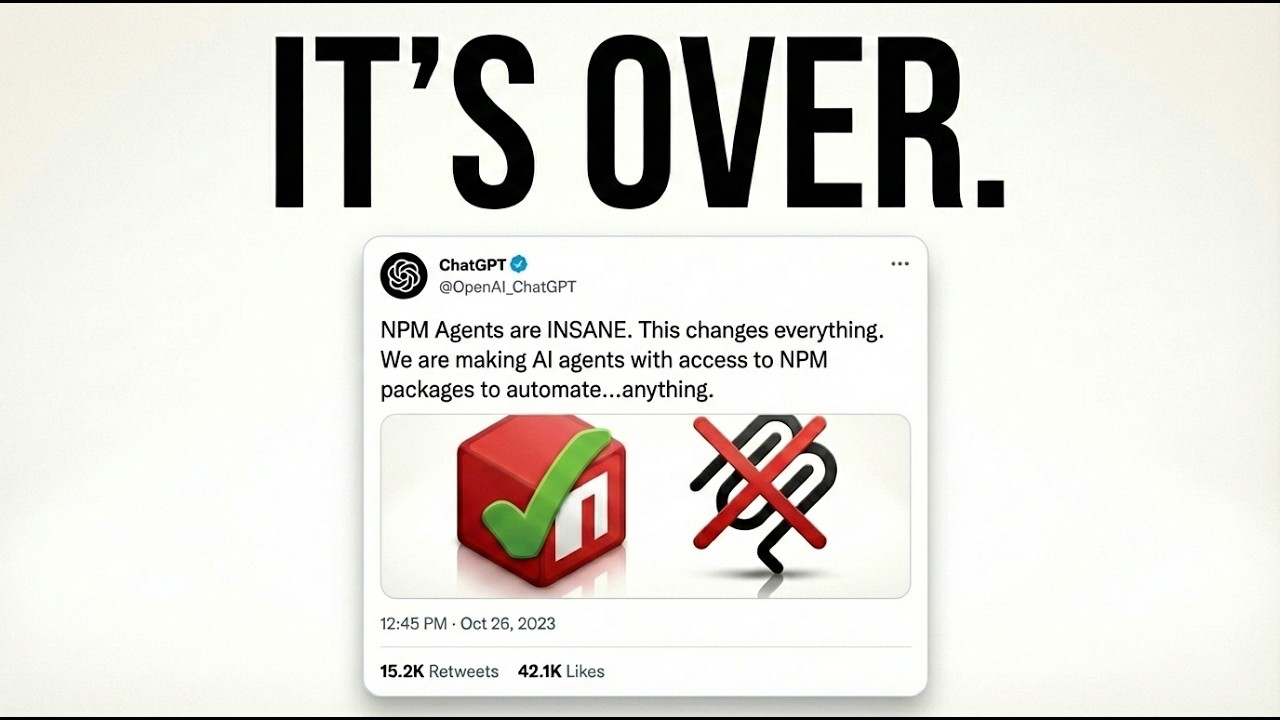 FORGET MCPS: You NEED To Try NPM AI Agents (INSANE)