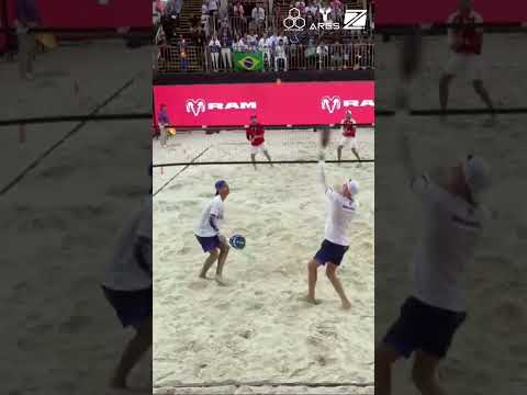 Antomi Ramos e Gerard X Daniel Mola e André Baran - beach tennis brasil