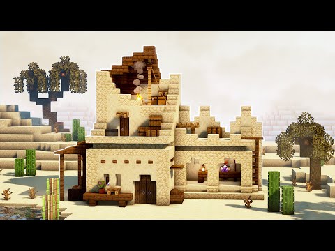 Minecraft: How to Build a Desert Village House