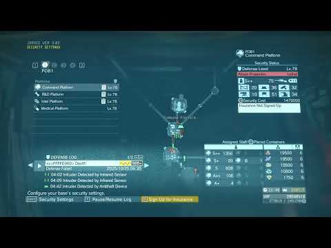 MGSV FOB: Security Log of cheater 'c=FFFFE900 Davith'