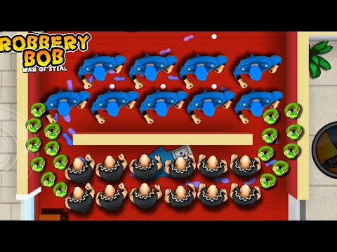Robbery Bob : High Rise - Biffen Costume Use Teleport Mine And Rotten Donut Perfect Part 180