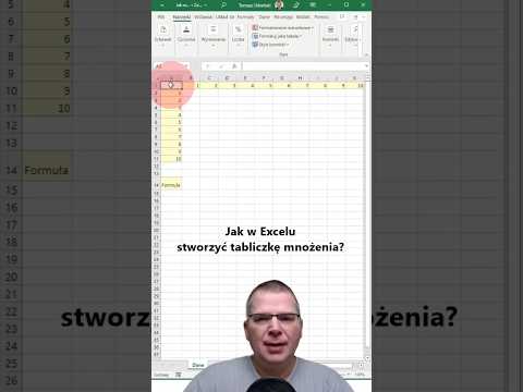 Jak w Excelu stworzyć tabliczkę mnożenia #microsoftexcel