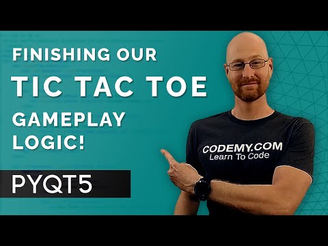 Tic Tac Toe Gameplay Logic - PyQt5 GUI Thursdays #32