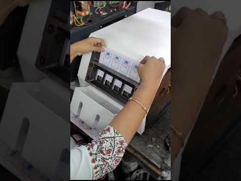 Single Die Motorized Card Cutter Machine