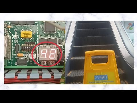 KONE ESCALATOR | Escalator fault code | How to solve escalator problem | SUKOJI #elevator #escalator