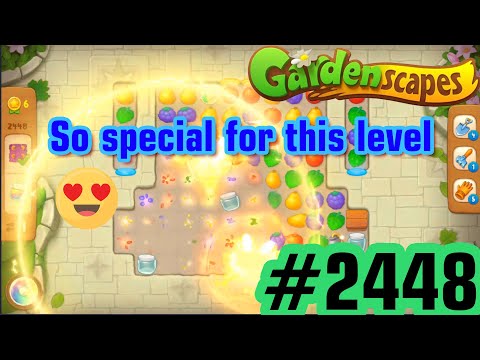 GARDENSCAPES - Level 2448 | Gameplay Walkthrough [ Plarix ]
