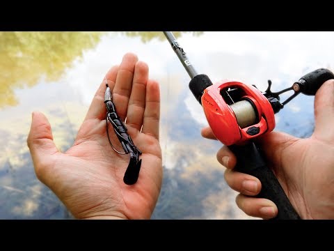 BEST Bass Fishing Bait & How To Fish It (3 Different Ways) Video
