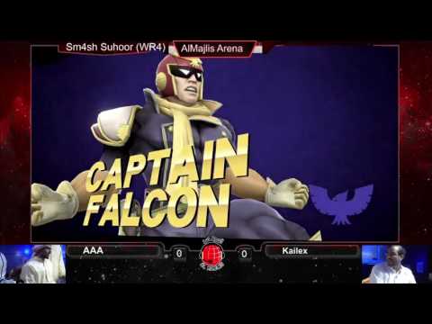 Smash 4 Suhoor: AAA (C. Falcon) vs Kailex (Fox, G&W) - WR4
