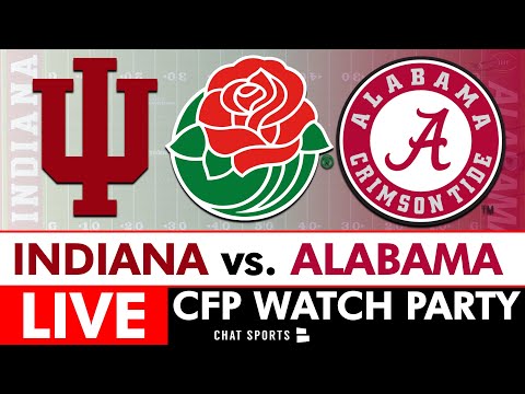 College Football Playoff LIVE Stream: Indiana vs. Alabama, Rose Bowl Free CFP Watch Party On ESPN