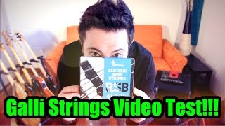 Video thumbnail for Galli RBS Nickel Bass Strings Video Test HD ITA by Simone Masina