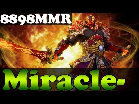 Dota 2 - Miracle- 8898MMR Plays Ember Spirit ROAD TO 9K MMR - Full Game - Ranked Match Gameplay