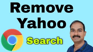 How to remove yahoo search from chrome in Telugu