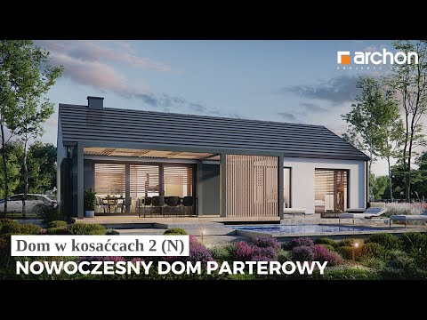Dom w kosaćcach 2 (N) – Nowoczesny dom parterowy I ARCHON+ Projekty Domów