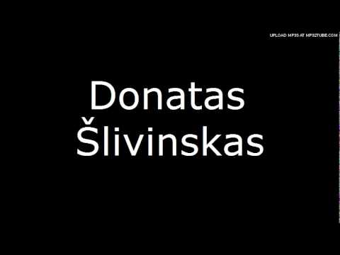 Donatas Šlivinskas - Aš guliu žolej