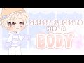 ୨˚̣̣̣͙୧ Safest Places to hide a body ; ⛈ | gc ୨˚̣̣̣͙୧