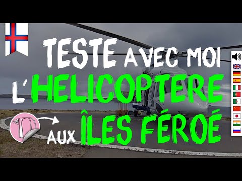 58- Take a helicopter ride with me to the Faroe Islands (Vágar Island - Tórshavn - Klaksvík)