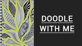 How to Draw a Beautiful Doodle | Easy Doodle Art with Patterns for Beginners