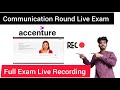 Accenture Communication Assessment Test Live Exam Walkthrough 26 July 2023