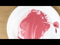 Making Your Own Color Burgundy Punch Pink Acrylic Paint Mixing Red White And Blue