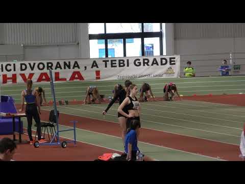 60m [Ž], KVALIFIKACIJE, 8 skupina - Dvoransko PH za mlađe juniore i juniorke 2020