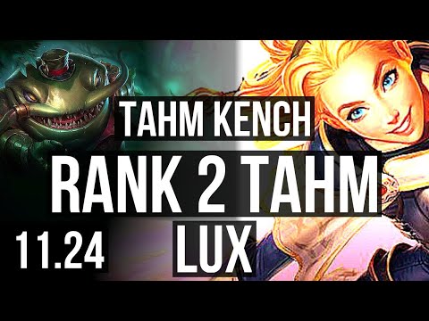 TAHM KENCH & Aphelios vs LUX & Miss Fortune (SUP) (DEFEAT) | Rank 2 Tahm | BR Challenger | 11.24