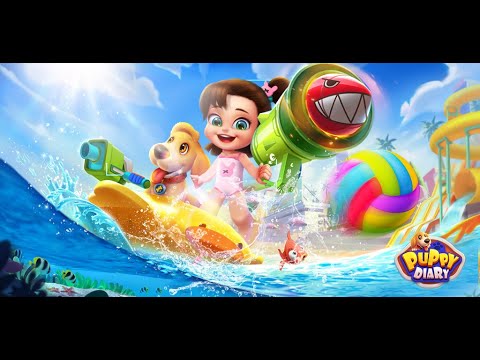 Puppy Diary: funny match 3 game, experience the happy life of Tina and Sunday!