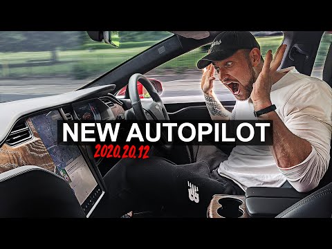 Brand NEW 2020 TESLA Model S Full Self Driving Review  ( 2020.20.12 ) UK - Long Range Navigate Auto