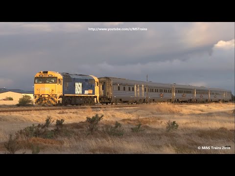 RARE Alco leads GSR Mainline Passenger Service - South Australian Trains