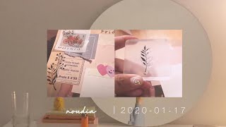 (๑･̑◡･̑๑)牛皮內頁紙怎麼貼都很有質感！