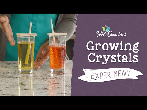 Growing Crystals Experiment | Geology | The Good and the Beautiful