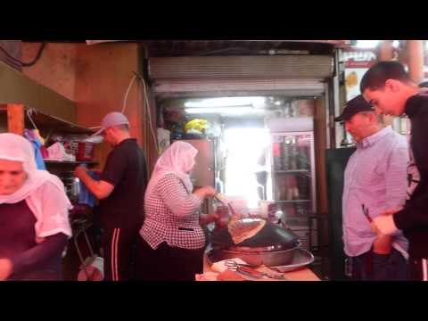 Making Druze Pita Bread in Tel Aviv's Carmel Market