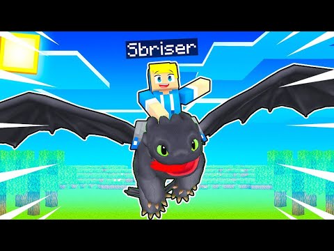 PRIMO VOLO Con SDENTATO Di DRAGON TRAINER! - Draghi Di Minecraft